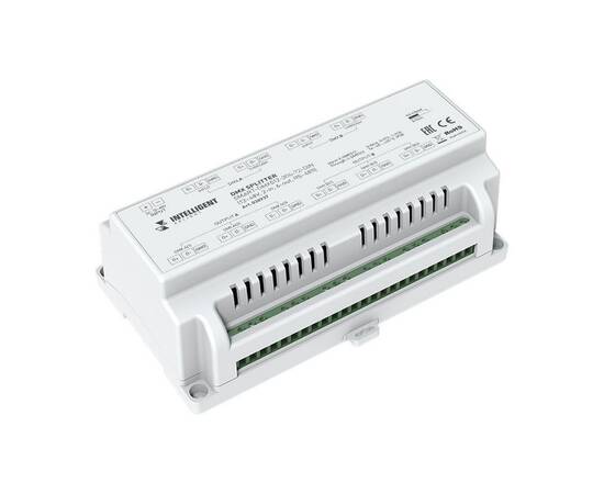 Сплиттер Arlight SMART-DMX512-306-72-DIN (12-48V, 2-in, 6-out, RS-485) 038937