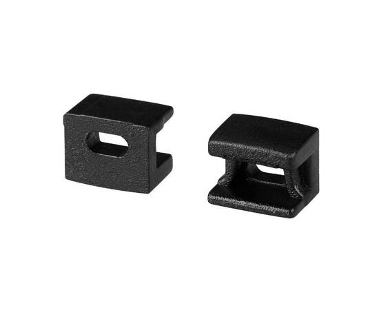 Заглушка Arlight PLINTUS-FANTOM-BENT BLACK с отверстием 043905