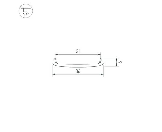 Экран Arlight STRETCH-S-35-CEIL-CENTER-10m 040821(1), изображение 2