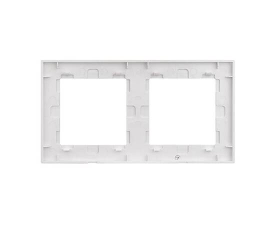 Рамка двухместная Arlight FRM-GLARE-GS-2-WH 043796, изображение 2