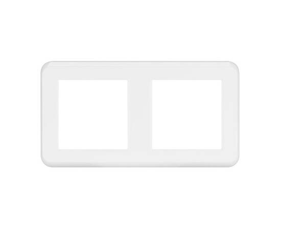 Рамка двухместная Arlight FRM-VERSA-PL-2-WH 043776, изображение 2