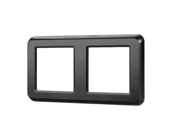Рамка двухместная Arlight FRM-VERSA-PL-2-BK 043778