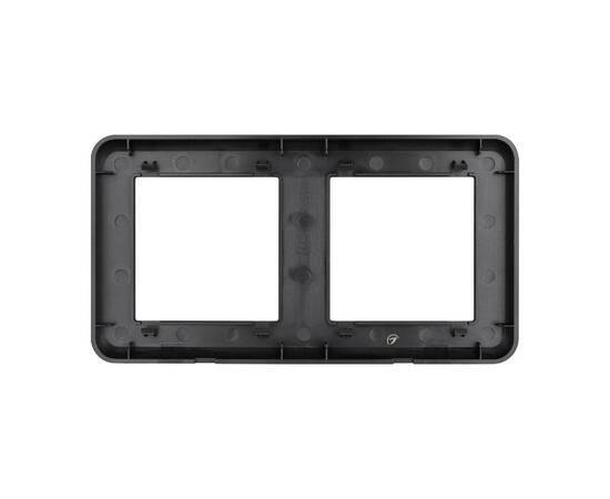 Рамка двухместная Arlight FRM-VERSA-PL-2-BK 043778, изображение 2
