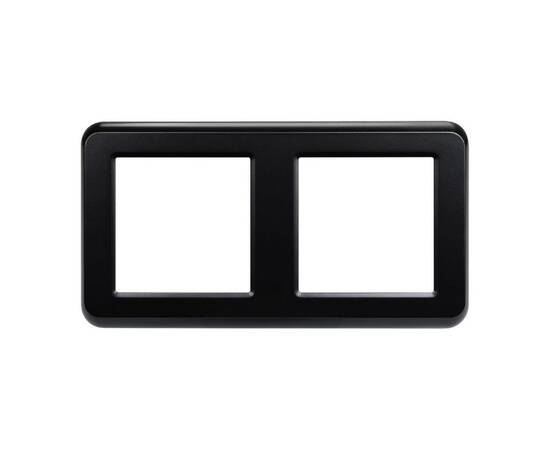 Рамка двухместная Arlight FRM-VERSA-PL-2-BK 043778, изображение 3