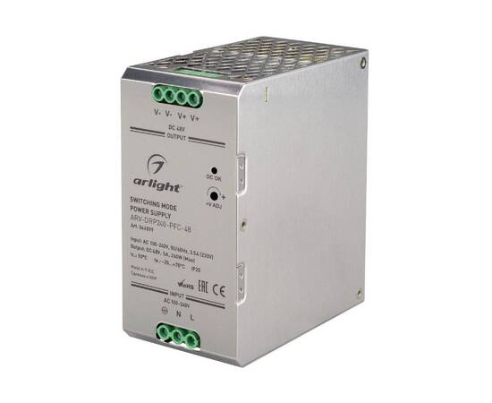 Блок питания Arlight ARV-DRP240-PFC-48 (48V, 5A, 240W) 044599