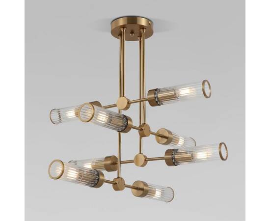 Потолочная люстра Eurosvet Oriens 60166/8 латунь Smart a068072