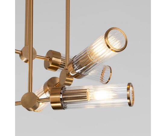 Потолочная люстра Eurosvet Oriens 60166/6 латунь Smart a068071, изображение 2