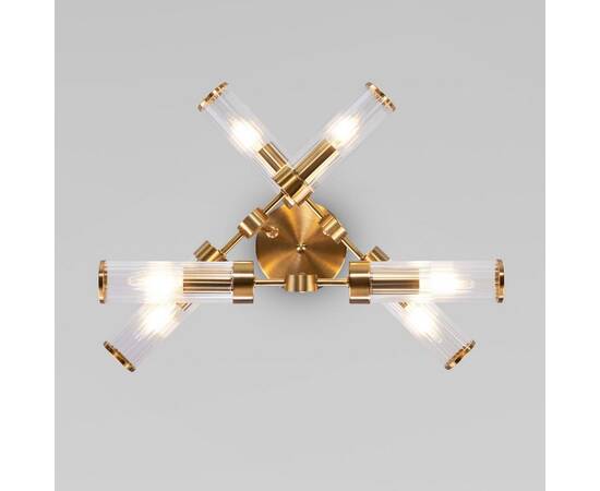 Потолочная люстра Eurosvet Oriens 60166/6 латунь Smart a068071, изображение 3