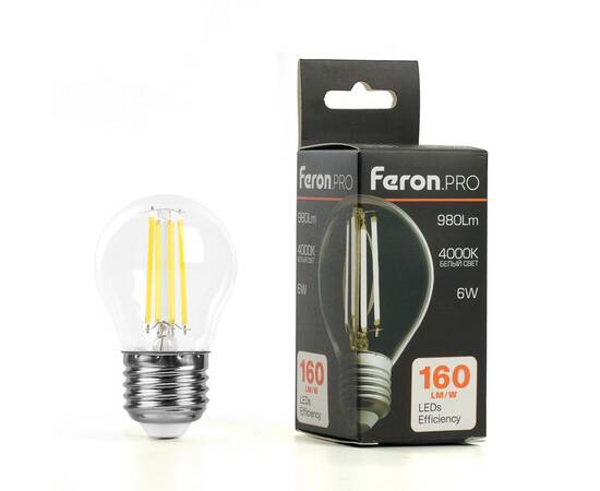 Лампа светодиодная Feron LB-1706 E27 6W 4000K 51251, изображение 8