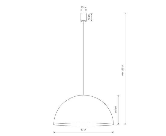 Подвесной светильник Nowodvorski Hemisphere Super L White 10696, изображение 6