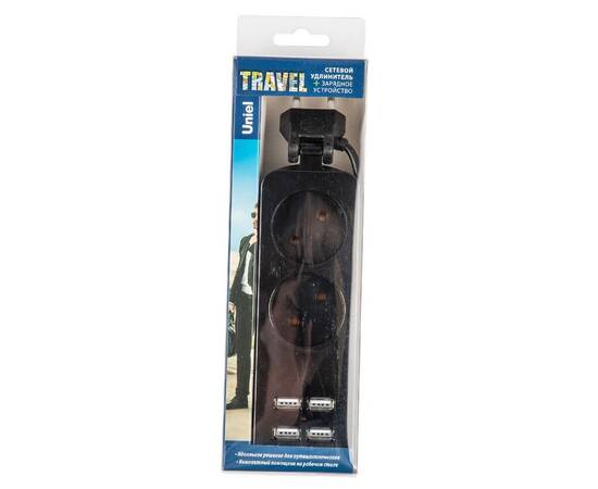 Удлинитель Uniel S-CT2-1,5U BLACK UL-00011135, изображение 2