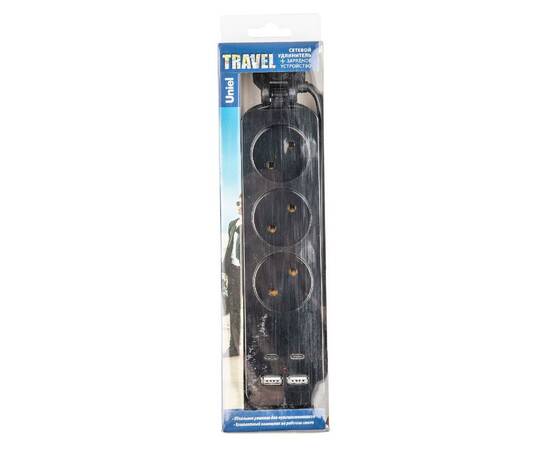 Удлинитель Uniel S-CT3-1,8UC BLACK UL-00011139, изображение 2