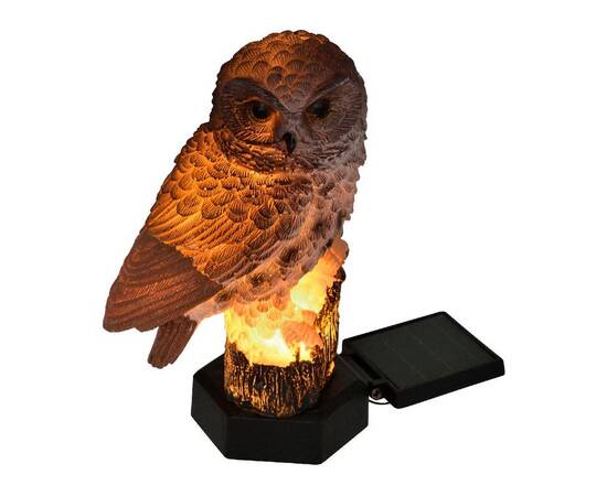 Садовый светильник на солнечной батарее Uniel USL-S-829/PM290 BROWN OWL UL-00011605