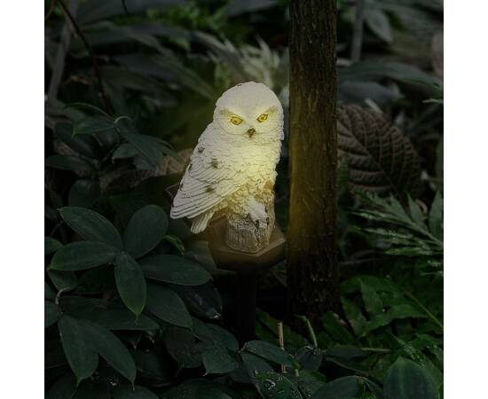 Садовый светильник на солнечной батарее Uniel USL-S-823/PM290 POLAR OWL UL-00011596, изображение 3