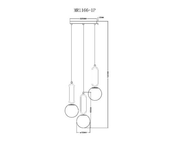 Подвесной светильник Myfar Pierre MR1166-1P, изображение 8