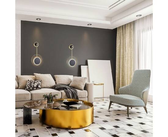 Настенный светильник Escada Hypnosis 10206/SG LED Black/Gold, изображение 6