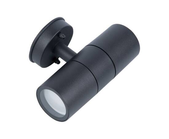 Уличный настенный светильник Uniel UUL-S22D-2x35W/GU10 IP65 BLACK UL-00011272