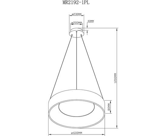 Подвесная люстра Myfar Shannon MR2192-1PL, изображение 9