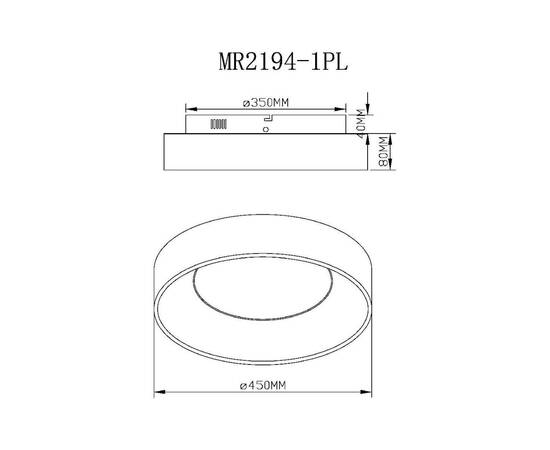 Потолочный светильник Myfar Shannon MR2194-1PL, изображение 9