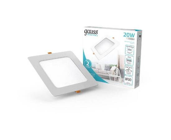 Встраиваемый светильник Gauss Elementary Downlight 998420218