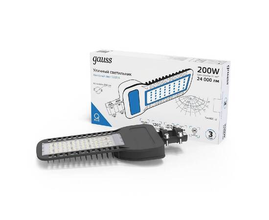 Уличный консольный светильник Gauss Qplus 629535322