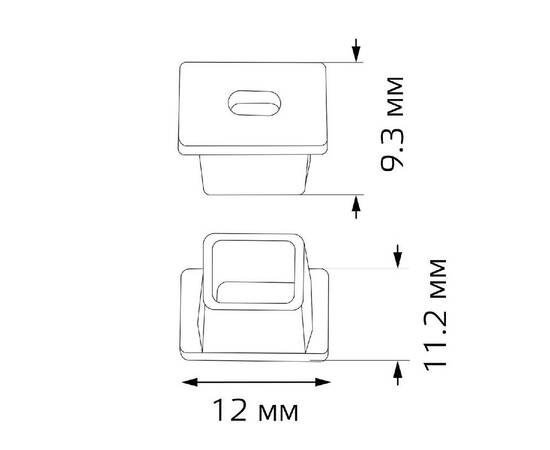 Заглушка для профиля (2 шт.) Gauss BT483, изображение 4