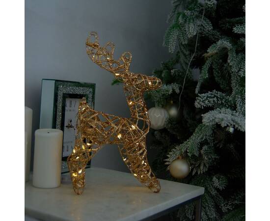 Светодиодная фигура Uniel ULD-M2430-030/STB/3AA WARM WHITE IP20 GOLDEN DEER UL-00012364, изображение 4