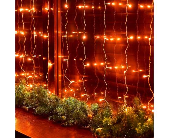 Гирлянда Занавес Uniel ULD-C3020-160/DTA AMBER IP20 UL-00012095, изображение 13