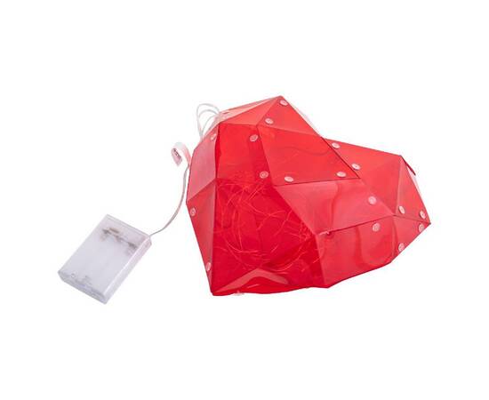 Светодиодная фигура Uniel ULD-R511 3АА RED HEART UL-00012221
