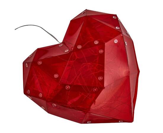 Светодиодная фигура Uniel ULD-R511 3АА RED HEART UL-00012221, изображение 2