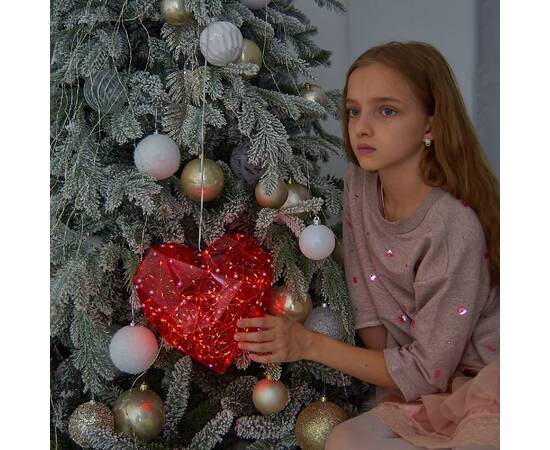 Светодиодная фигура Uniel ULD-R511 3АА RED HEART UL-00012221, изображение 4