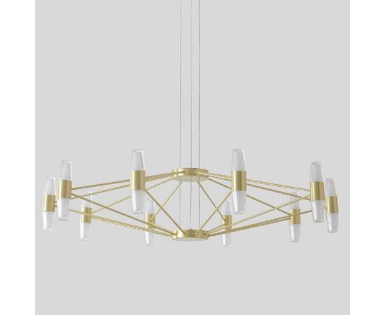 Подвесная люстра Crystal Lux DOROTEA SP10 GOLD, изображение 2
