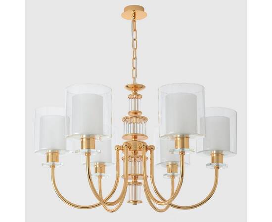 Подвесная люстра Crystal Lux ELENA SP6 GOLD, изображение 4