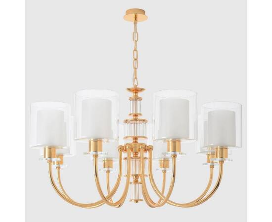 Подвесная люстра Crystal Lux ELENA SP8 GOLD, изображение 2