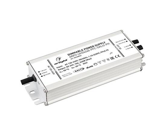 Блок питания Arlight ARPV-UH24240-PFC-DALI2-PH (24V, 10.0A, 240W, IP67) 025689(2)