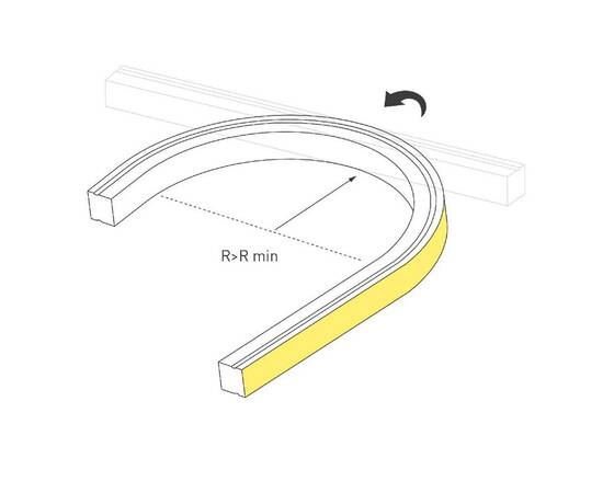 Грейзер Arlight THOR-TOP-B70-10x10mm 24V Warm2700 (15 W/m, IP67, 5m, wire x2) 042072, изображение 2