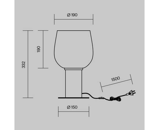 Настольная лампа Maytoni Smart Casual MOD414TL-01G, изображение 7