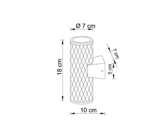 Уличный настенный светильник Arte Lamp Hyadum A3458AL-2BK, изображение 3