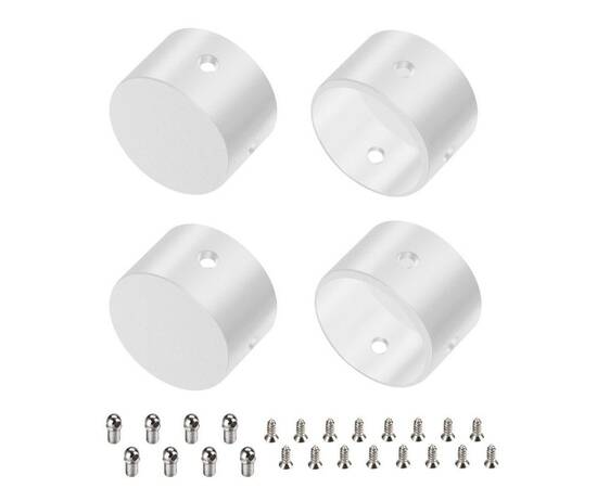 Заглушка Arlight WPH-FLEX-D22-360deg WHITE ALU глухая 049939