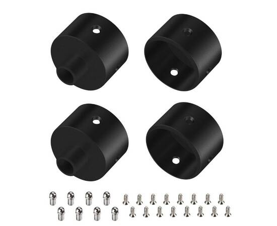 Заглушка Arlight WPH-FLEX-D22-360deg BLACK ALU с отверстием 049940