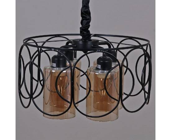 Подвесная люстра Reluce 03883-0.4-04 BK, изображение 2
