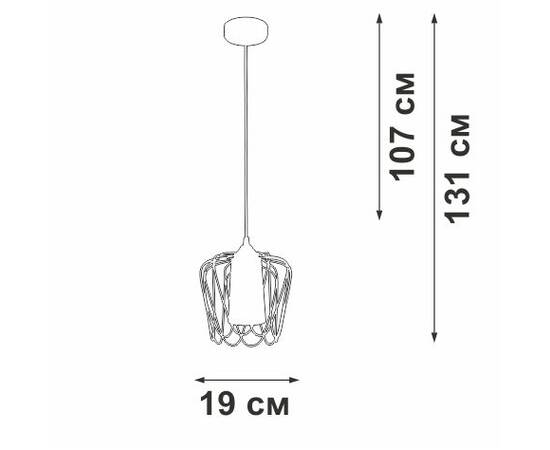 Подвесной светильник Vitaluce V2845-0/1S, изображение 5