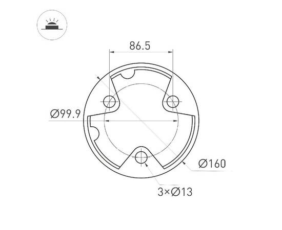 Ландшафтный светильник Arlight LGD-CASTELLO-BOLL-H1200-20W Warm3500-MIX 047686, изображение 7