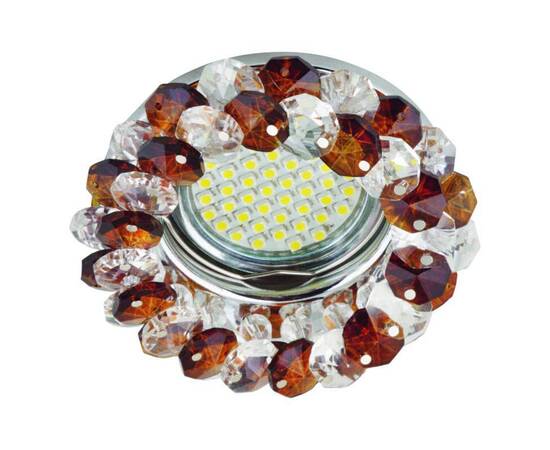 Встраиваемый светильник Fametto Fiore DLS-F130 GU5.3 Chrome/Brown