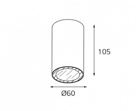 Потолочный светильник Italline Danny PL IP black, изображение 2