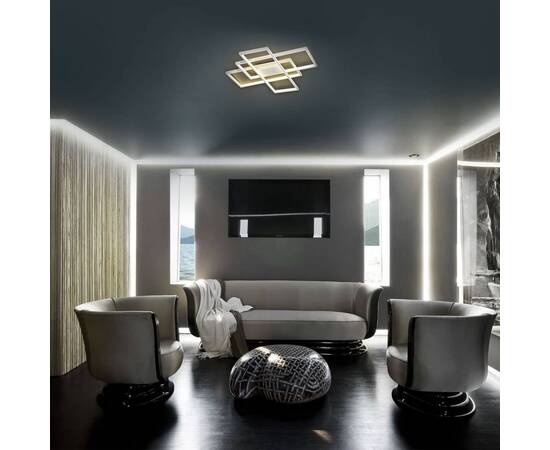 Потолочный светодиодный светильник Eurosvet 90177/3 белый, изображение 4