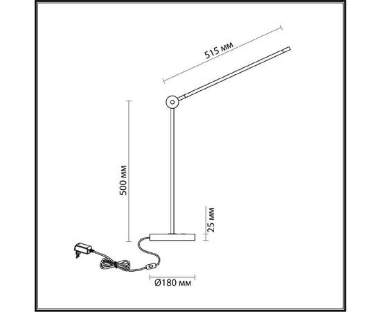 Настольная лампа Odeon Light Foden 7101/12TL, изображение 6