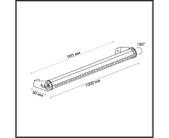 Прожектор Odeon Light Graze 7040/10WL, изображение 4