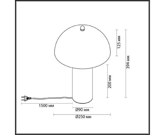 Настольная лампа Odeon Light Rufina 7088/2T, изображение 5