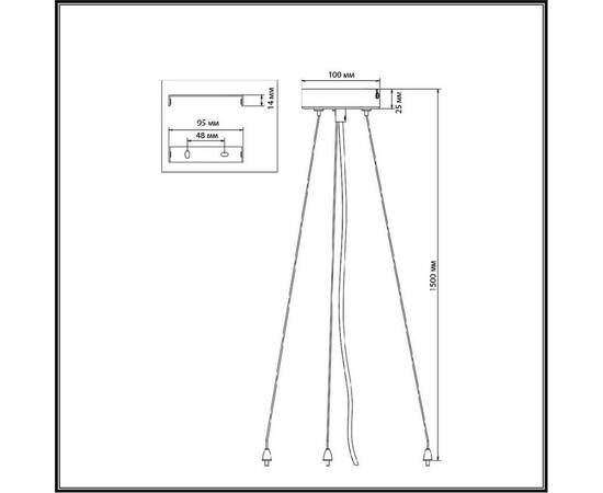 Подвесное крепление Sonex Quantum 7752/L, изображение 5